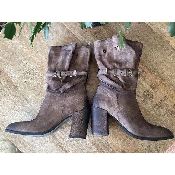 DIBA TRUE WOMEN'S WILL TON WESTERN BOOTS - ROUND TOE ZIPPER Size 8 - Picture 6 of 12